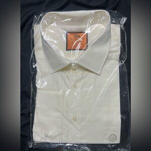 Steven Land Cream Dress Shirt